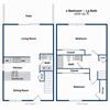Wellington Court Townhomes 2x1.5 Floor Plan